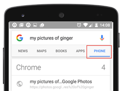 Search My Phone - Google Private Index