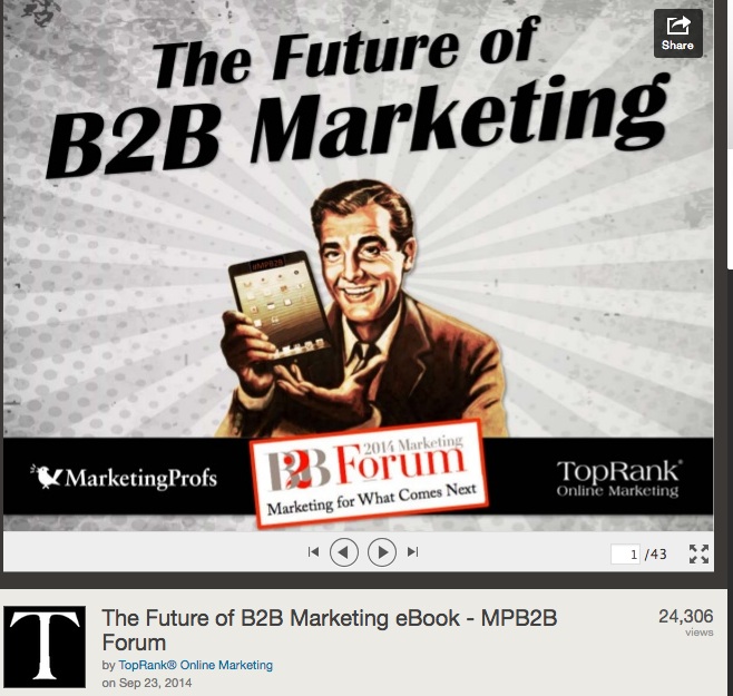 The Future of B2B Marketing eBook - MPB2B Forum