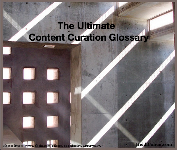 Ultimate Content Curation Glossary