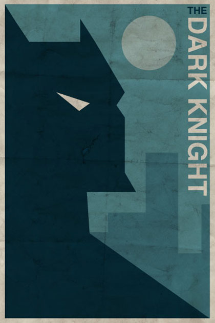 darkknight 50 Minimalist Movie Posters