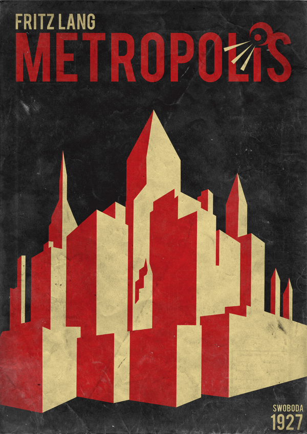 metropolis 470x665 50 Minimalist Movie Posters