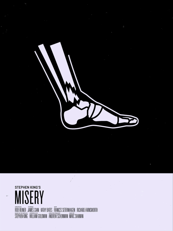 misery 470x626 50 Minimalist Movie Posters