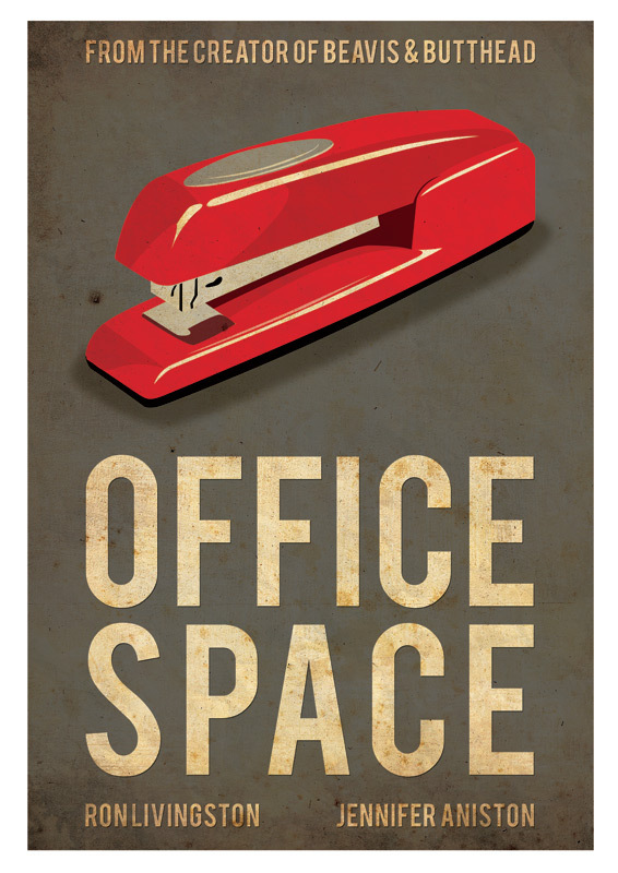 officespace 470x664 50 Minimalist Movie Posters