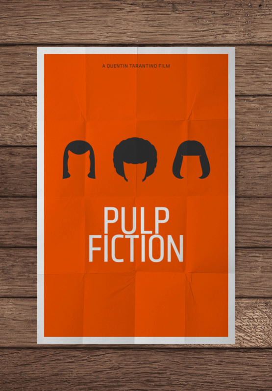pulpfiction 470x676 50 Minimalist Movie Posters