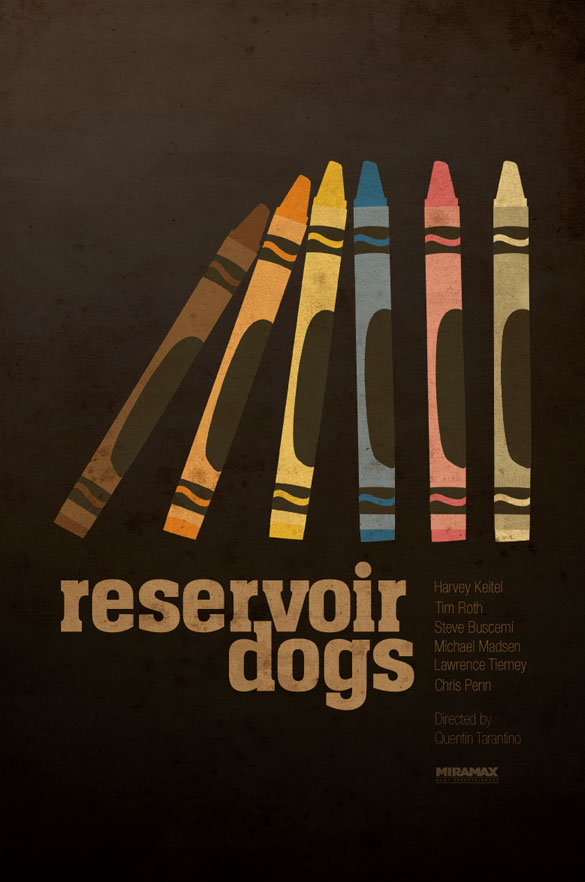 reservoirdogs 470x708 50 Minimalist Movie Posters