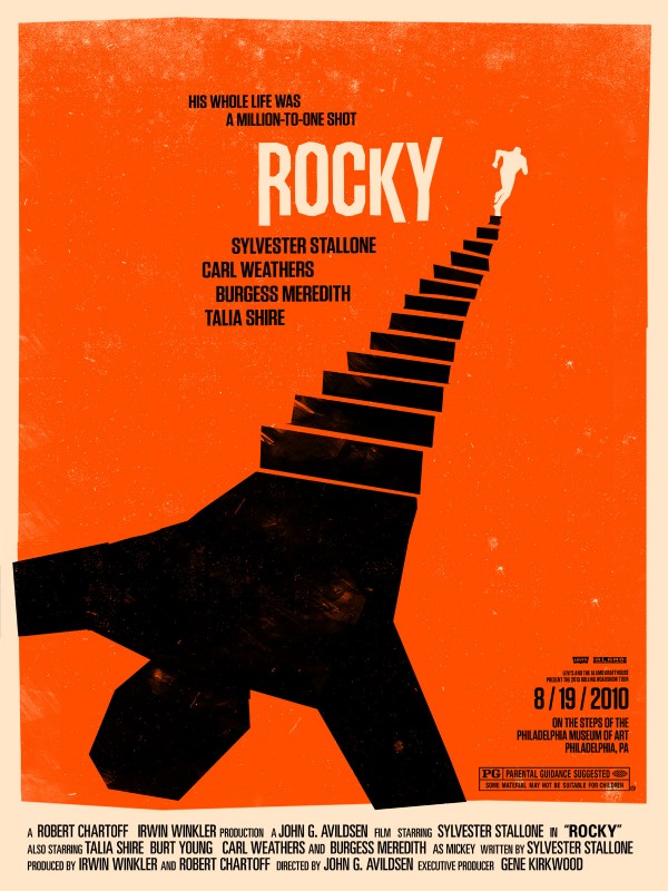 rocky 470x626 50 Minimalist Movie Posters
