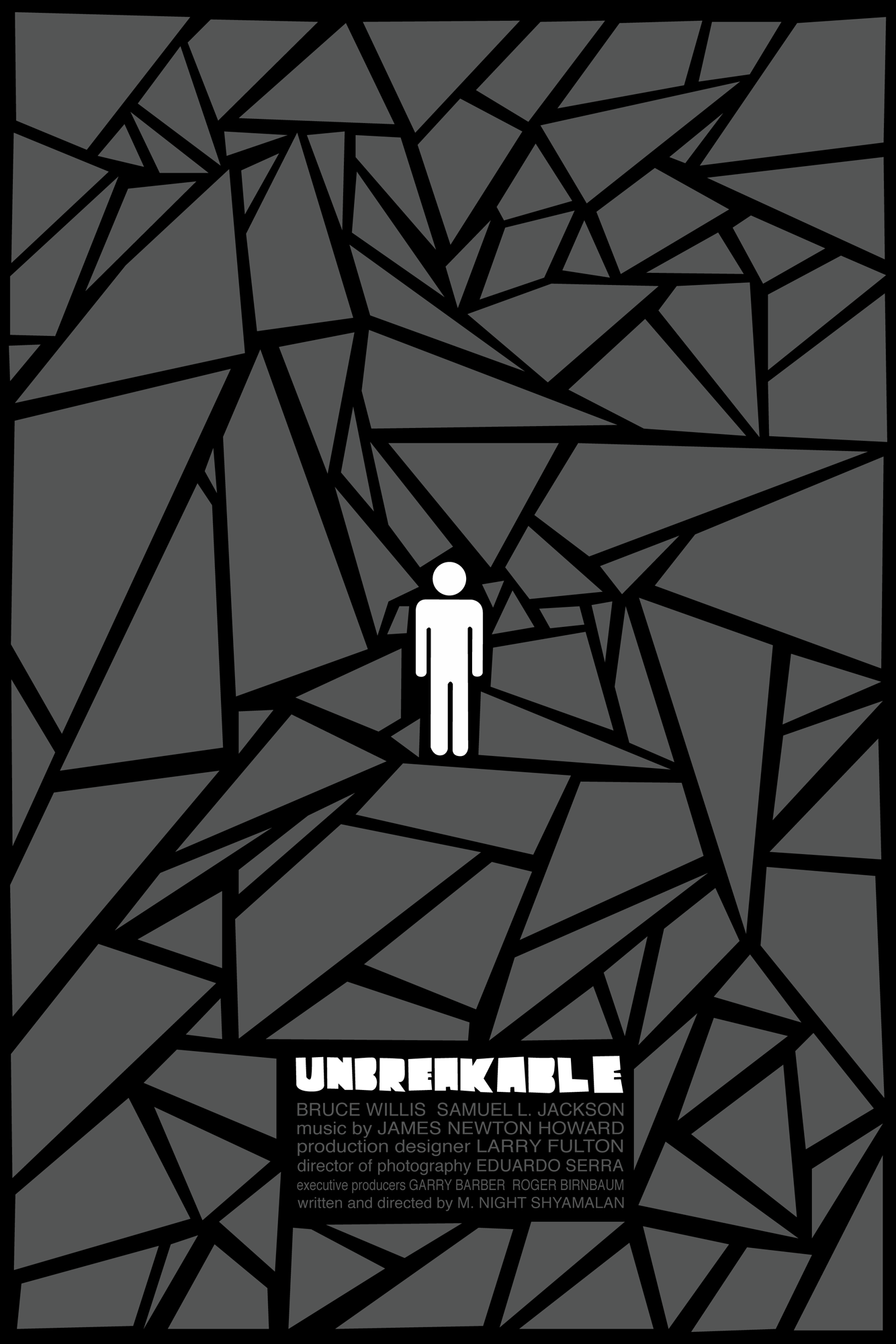 unbreakable 470x704 50 Minimalist Movie Posters